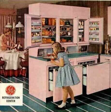 Amazing vintage refrigerator from GE that includes both wall and drawer ...