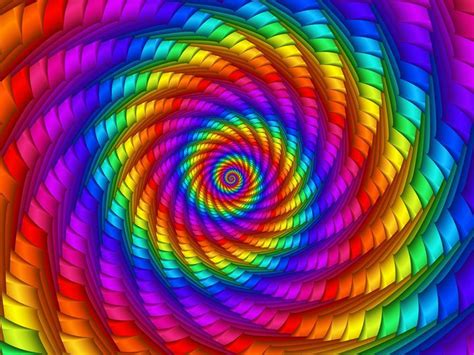 Psychedelic Rainbow Spiral - Kitty Bitty Optical Illusion Gif, Optical Illusions Art, Illusion ...