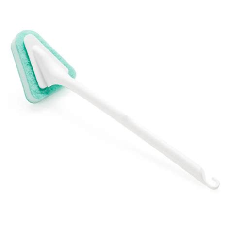 Sponge Corner Cleaner Bathtub Cleaning Brush Kitchen Household Scrubber Hanging Replaceable Head ...