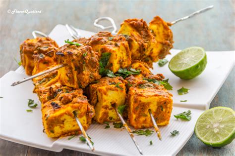 Garlicy Paneer Tikka | Paneer Tikka Recipe with a Twist - Flavor Quotient