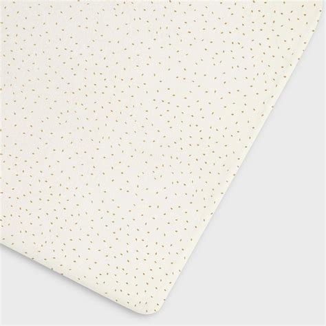 The Little Green Sheep Organic Cot & Cot Bed Fitted Sheet - Linen Rice ...