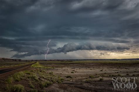 Shelf Cloud Ligtning - Scott Wood Photography