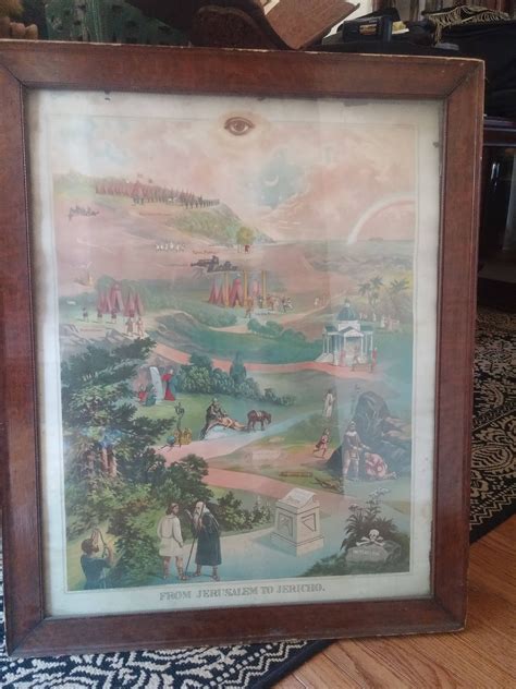 Odd Fellows Lithograph in Original Frame | Etsy | Lithograph, Odd fellows, Frame