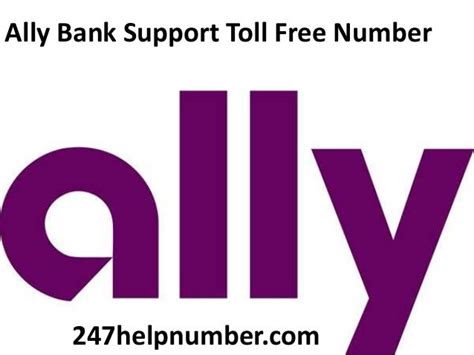 Ally bank customer service support toll free phone number