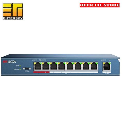 Hikvision DS-3E0109P-E 8-Port 100 Mbps Unmanaged PoE Switch | Lazada PH