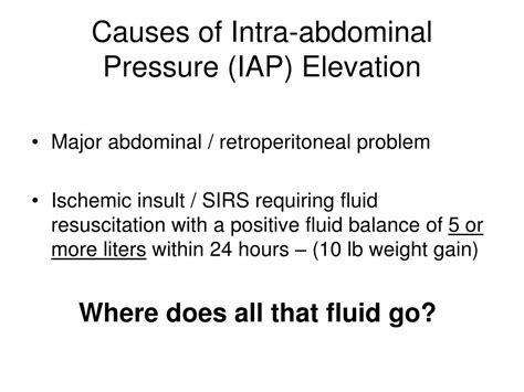 PPT - Intra-Abdominal Hypertension (IAH) PowerPoint Presentation, free download - ID:1184671