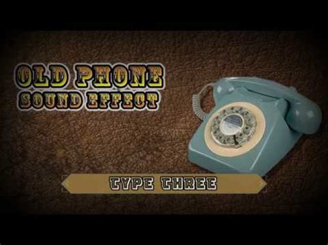 Old Phone Ringtone sound effect - YouTube