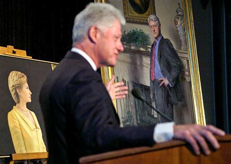 Bill Clinton Lewinsky portrait: The National Portrait Gallery painting that subtly references ...