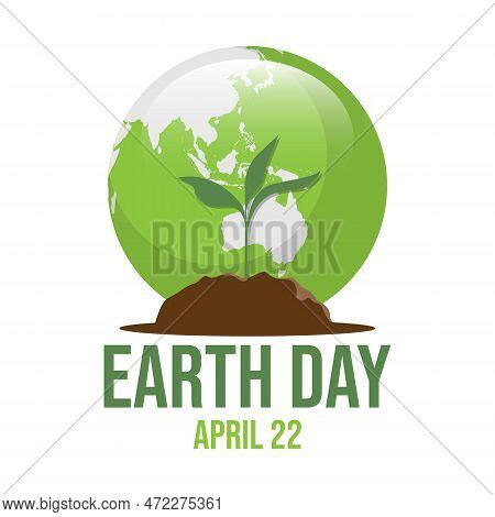 Happy Earth Day Logo Vector & Photo (Free Trial) | Bigstock