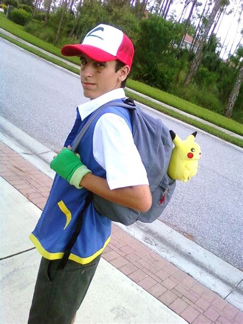 Ash Ketchum - Pokemon Costume | Pokemon costumes, Halloween costumes ...