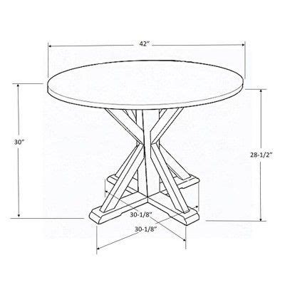42" Litchfield Round Dining Table Light Brown - Threshold™ | Dining table black, Dining table ...