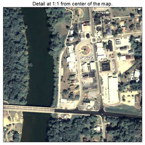 Aerial Photography Map of Franklin, GA Georgia