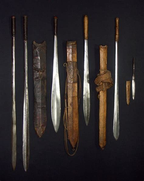 African Spear, African Art, Swords And Daggers, Knives And Swords ...