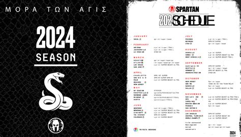 2024 Spartan Race Schedule - Trifecta, US National Series, Stadion & More