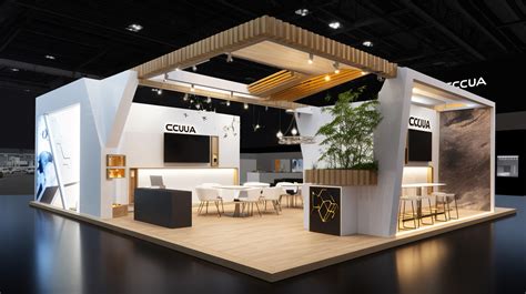 Modern booth design concept - AI on Behance