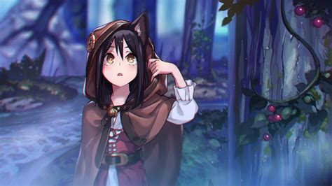 Anime Girl With Wolf Ears Wallpapers - Wallpaper Cave