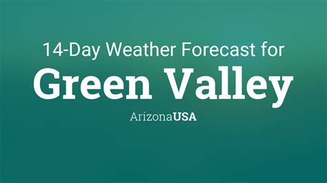 Green Valley, Arizona, USA 14 day weather forecast