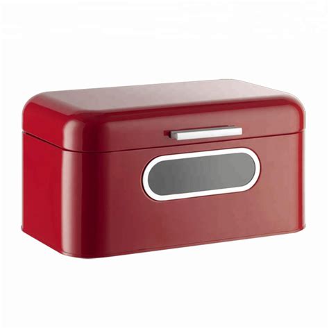 Red Bread Bin - Bread Box - Buyrite Global LLC-A professional Provider of galvanized metal ...