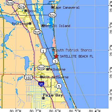 Satellite Beach, Florida (FL) ~ population data, races, housing & economy