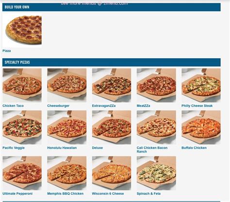 Online Menu of Domino's Pizza Restaurant, Orange Park, Florida, 32003 ...