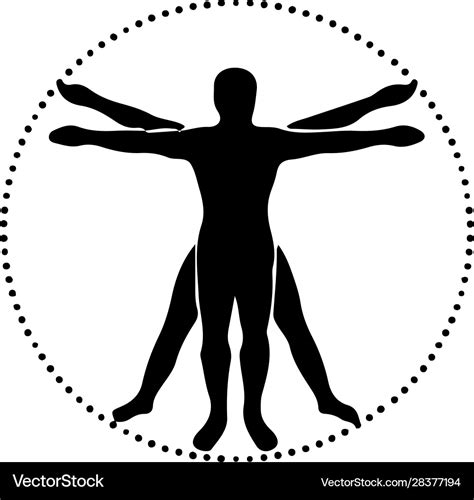 Human body icon isolated on white background Vector Image