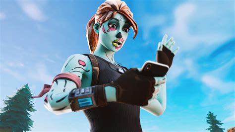 Ghoul Trooper In Sky Background HD Fortnite Wallpapers | HD Wallpapers | ID #64047