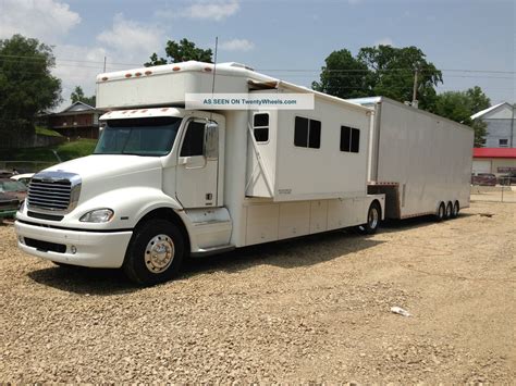 2008 Freightliner United Specialties Toter Home And Stacker Trailer