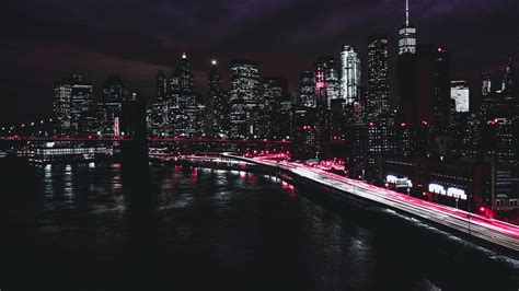 New York City Wallpaper 4K, Manhattan, Traffic lights