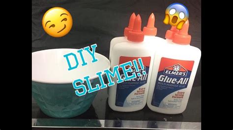 How to make slime! (With glue and laundry detergent) - YouTube