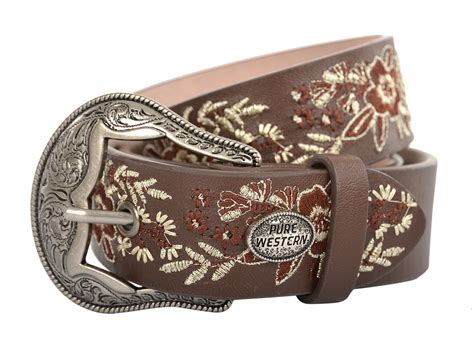 Pure Western Womens Rommy Belt (P1W2981BLT) Chocolate