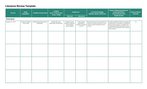 50 Smart Literature Review Templates (APA) ᐅ TemplateLab