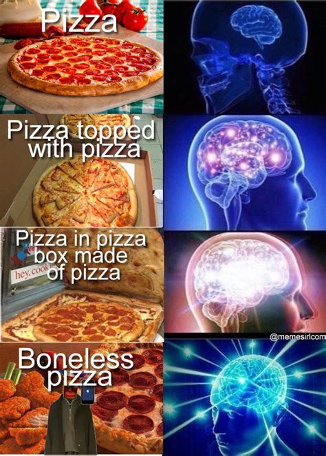 Pizza Brain Expanding Meme