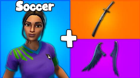 7 AMAZING "SOCCER" SKIN + BACKBLING COMBOS in Fortnite! (you need these ...