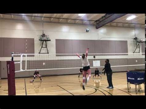 The volleyball hitter has options for scoring against opponents to ...