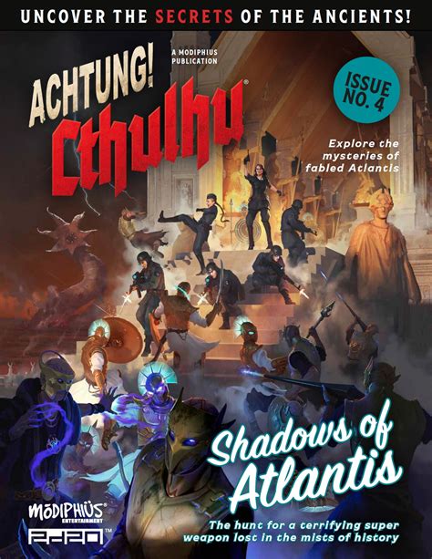 Achtung! Cthulhu 2D20 - Shadows of Atlantis | RPG po angielsku \ A \ Achtung! Cthulhu 2D20 RPG ...