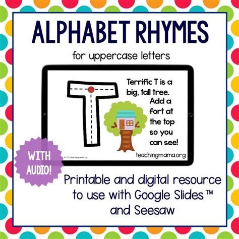 Uppercase Alphabet Formation Rhymes - Teaching Mama