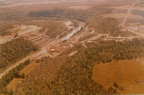 Greers Ferry Dam Construction circa 1959