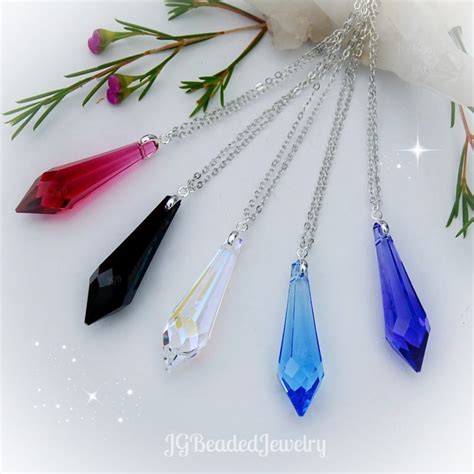 Swarovski Crystal Drop Necklace - JGBeads