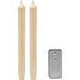 Amazon.com: NONNO&ZGF 2PCS Flameless 8 Inch Ivory Battery Operated ...