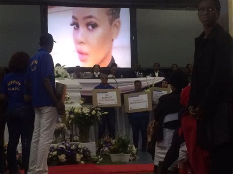 Karabo Mokoena who was murdered by her boyfriend has been laid to rest ...