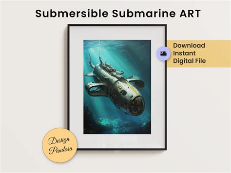 Titan Submersible Sketch Wall Art Inspired by Titan Theme - Etsy