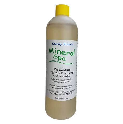 Mineral Spa – Hot Tub Water Treatment – Clarity for Spas: Natural Hot ...