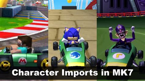 Character Imports in MK7 - Mario Kart 7 Mod #2 - YouTube