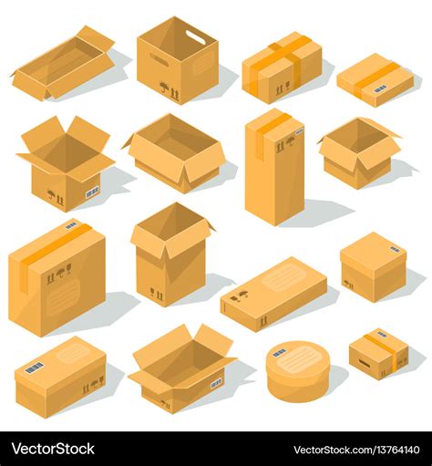 Cardboard Box Sizes Chart