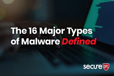 The 16 Types of Malware and Cyber Attacks - SecureOps