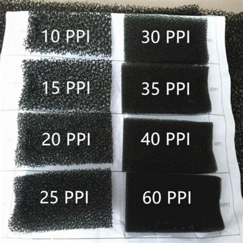 Air Filter Foam Sheet-Black Anti-Dust 60 PPI - 10 PPI, Thick 3mm/5mm ...