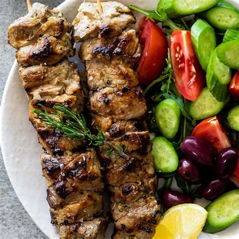 Greek pork souvlaki | Recipe | Souvlaki recipe, Pork, Pork fillet