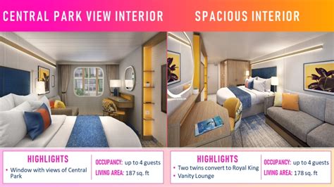 Icon of the Seas Interior Stateroom Cabins