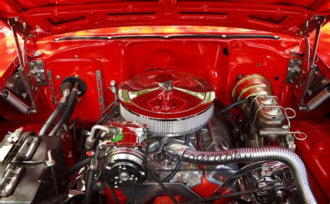 57 Chevy Engine | Street Rod Engine Compartment | Lee Feldstein | Flickr