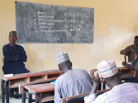 Borno state governor, Babagana Zulum, holds impromptu test for teachers ...